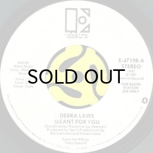 画像2: DEBRA LAWS / MEANT FOR YOU (45's) (WHITE PROMO) (2)
