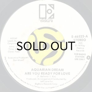 画像2: AQUARIAN DREAM / ARE YOU READY FOR LOVE (45's) (WHITE PROMO) (2)