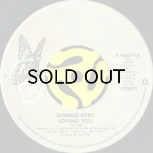 画像1: DONALD BYRD / LOVING YOU b/w CRISTO REDENTOR (45's) (1)