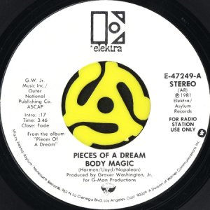 画像2: PIECES OF A DREAM / BODY MAGIC (45's) (WHITE PROMO) (2)