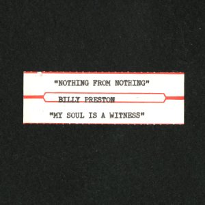 画像4: BILLY PRESTON / NOTHING FROM NOTHING (45's) (PICTURE SLEEVE) (4)