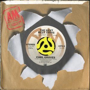 画像3: CARL GRAVES / THE NEXT BEST THING b/w BROWN SKIN LOVE (45's) (3)