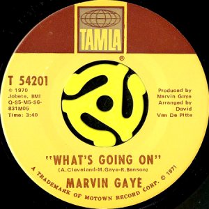 画像1: MARVIN GAYE / WHAT'S GOING ON b/w GOD IS LOVE (45's) (1)