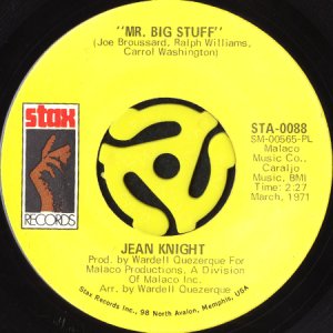 画像1: JEAN KNIGHT / MR. BIG STUFF (45's) (1)