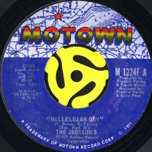 画像1: THE JACKSON 5 / HALLELUJAH DAY b/w YOU MADE ME WHAT I AM (45's) (1)