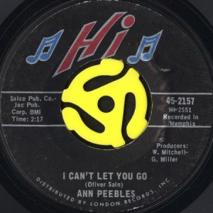 画像2: ANN PEEBLES / WALK AWAY b/w I CAN'T LET YOU GO (45's) (2)