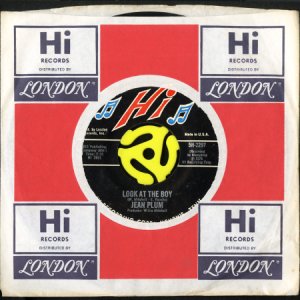 画像3: JEAN PLUM /  LOOK AT THE BOY b/w BACK TO YOU (45's) (3)