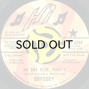 画像1: ODYSSEY / NO ONE ELSE (45's) (PROMO) (1)