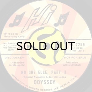 画像2: ODYSSEY / NO ONE ELSE (45's) (PROMO) (2)