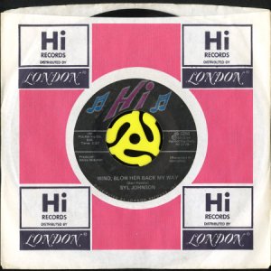 画像3: SYL JOHNSON / WIND, BLOW HER BACK MY WAY (45's) (3)