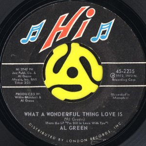 画像2: AL GREEN / CALL ME (COME BACK HOME) (45's) (2)