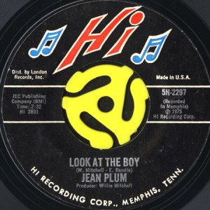 画像1: JEAN PLUM /  LOOK AT THE BOY b/w BACK TO YOU (45's) (1)
