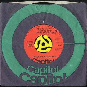 画像3: TOMORROW'S PROMISE / YOU'RE SWEET, YOU'RE FINE, YOU'RE EVERYTHING b/w I'M GONNA GIVE IT TO YOU (45's) (3)