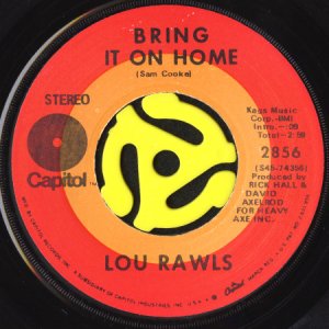 画像1: LOU RAWLS / BRING IT ON HOME (45's) (1)