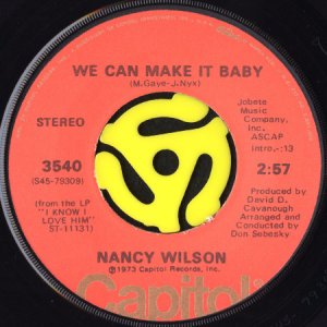 画像2: NANCY WILSON / ARE WE LOSIN' TOUCH b/w WE CAN MAKE IT BABY (45's) (2)