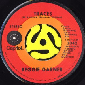 画像2: REGGIE GARNER / TEDDY BEAR b/w TRACES (45's) (2)