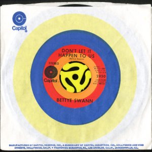 画像3: BETTYE SWANN / DON'T LET IT HAPPEN TO US (45's) (3)