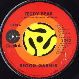 画像1: REGGIE GARNER / TEDDY BEAR b/w TRACES (45's) (1)