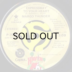 画像2: MARGO THUNDER / EXPRESSWAY TO YOUR HEART (45's) (PROMO) (2)