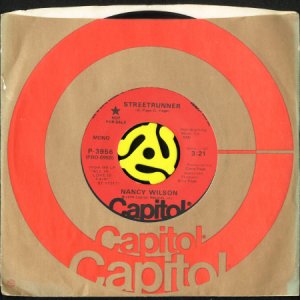 画像3: NANCY WILSON / STREETRUNNER (45's) (PROMO) (3)