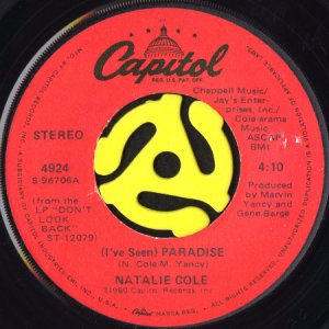 画像1: NATALIE COLE / (I'VE SEEN) PARADISE (45's) (1)