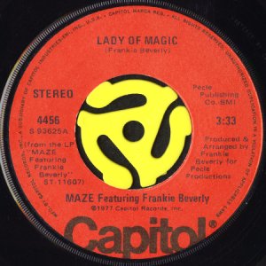 画像1: MAZE featuring FRANKIE BEVERLY / LADY OF MAGIC b/w TIME IS ON MY SIDE (45's) (1)