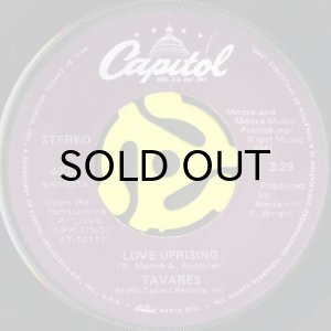 画像1: TAVARES / LOVE UPRISING b/w HOT LOVE (45's) (1)