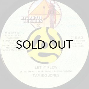 画像1: TAMIKO JONES / LET IT FLOW (45's) (1)