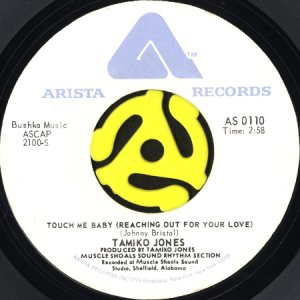 画像1: TAMIKO JONES / TOUCH ME BABY (REACHING OUT FOR YOUR LOVE) b/w CREEPIN' (IN MY DREAMS) (45's)  (1)