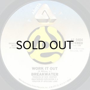 画像1: BREAKWATER / WORK IT OUT b/w FEEL YOUR WAY (45's) (1)