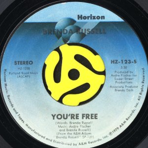 画像2: BRENDA RUSSELL / SO GOOD, SO RIGHT b/w YOU'RE FREE (45's) (2)