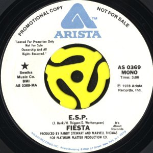 画像1: FIESTA / E.S.P. (45's) (WHITE PROMO) (1)