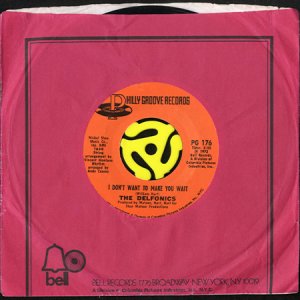 画像3: THE DELFONICS / I DON'T WANT TO MAKE YOU WAIT b/w BABY I MISS YOU (45's) (3)