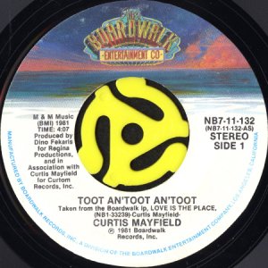 画像1: CURTIS MAYFIELD / TOOT AN'TOOT AN'TOOT b/w COME FREE YOUR PEOPLE (45's) (1)