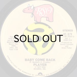 画像1: PLAYER / BABY COME BACK (45's) (1)