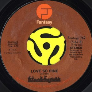 画像2: BLACKBYRDS / HAPPY MUSIC b/w LOVE SO FINE (45's) (2)