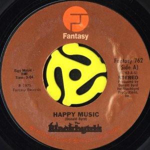 画像1: BLACKBYRDS / HAPPY MUSIC b/w LOVE SO FINE (45's) (1)