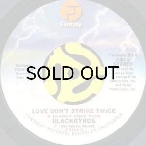 画像1: BLACKBYRDS / LOVE DON'T STRIKE TWICE (45's) (1)