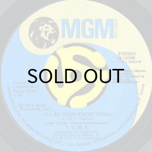 画像2: T.U.M.E. / LOVE SHORTAGE b/w I'LL BE YOUR EVERYTHING (45's) (2)