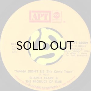 画像2: SHAREN CLARK & THE PRODUCT OF TIME / I'M NOT AFRAID OF LOVE (45's) (APT) (2)