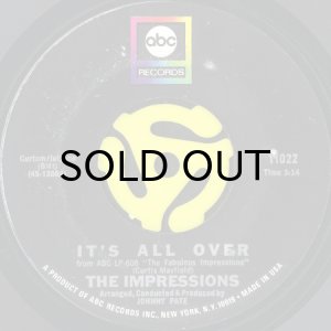 画像2: THE IMPRESSIONS / WE'RE A WINNER b/w IT'S ALL OVER (45's) (2)