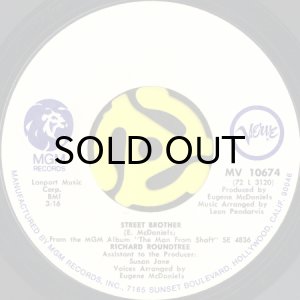画像1: RICHARD ROUNDTREE / STREET BROTHER b/w PEACE IN THE MORNING (45's) (1)