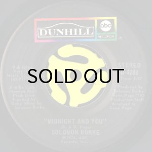 画像1: SOLOMON BURKE / MIDNIGHT AND YOU (45's) (VINYL PRESS) (1)