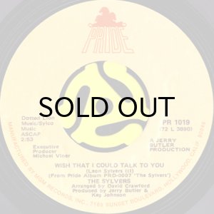 画像1: THE SYLVERS / WISH THAT I COULD TALK TO YOU (45's) (1)