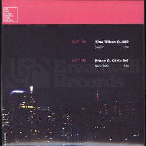 画像2: TINA WILCOX feat. ASO / SKATIN' b/w PRANA feat. CARLA SOL / NOITE TODA (45’s)  (2)