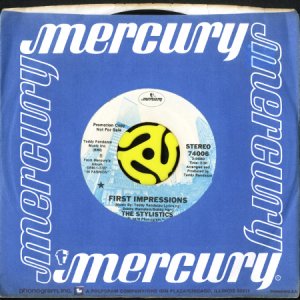 画像3: THE STYLISTICS / FIRST IMPRESSIONS (45's) (WHITE PROMO) (3)