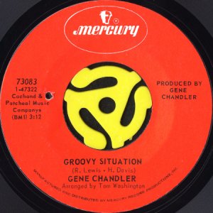 画像1: GENE CHANDLER / GROOVY SITUATION (45's) (1)