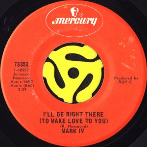 画像2: MARK IV / MY EVERYTHING YOU ARE I'LL BE RIGHT THERE (TO MAKE LOVE TO YOU) (45's) (VINYL PRESS) (2)