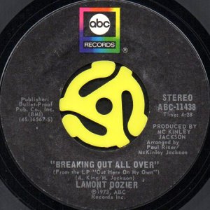 画像2: LAMONT DOZIER / FISH AIN'T BITIN' b/w BREAKING OUT ALL OVER (45's) (2)