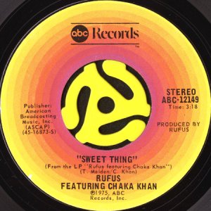 画像1: RUFUS featuring CHAKA KHAN / SWEET THING (45's) (1)